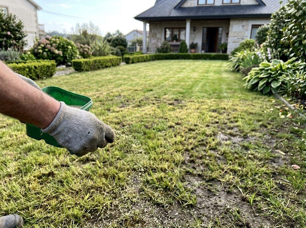 Foto 1 Devuelve el verde a tu jardín con resembrado de césped deteriorado en Ourense
