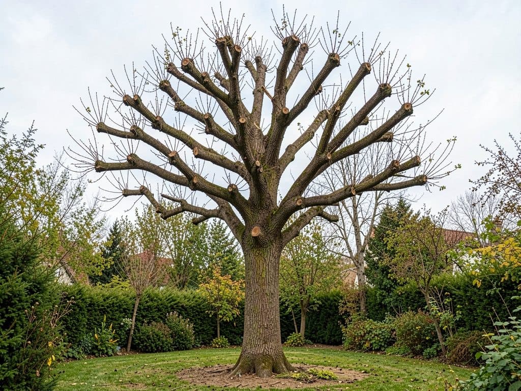 Árbol podado en altura en Ourense por Otto Jardinería y Desbroces