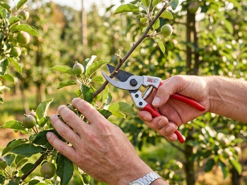 Poda de un árbol frutal para mantenerlo sano y productivo en Ourense