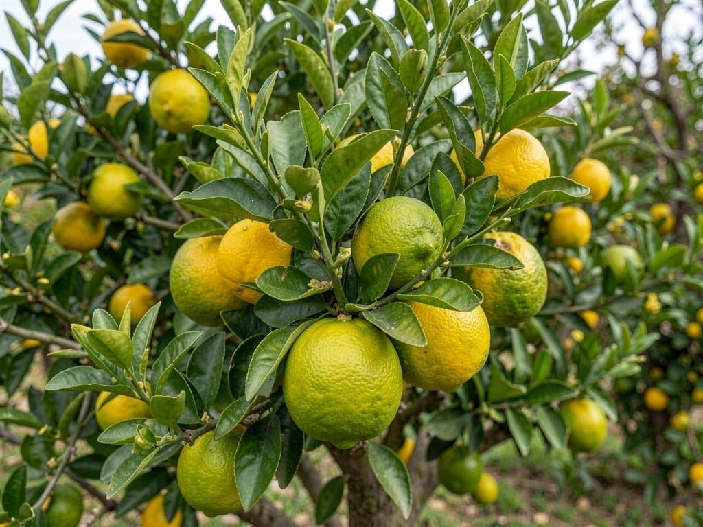 Poda de cítricos como el limonero a inicio de primavera en Ourense