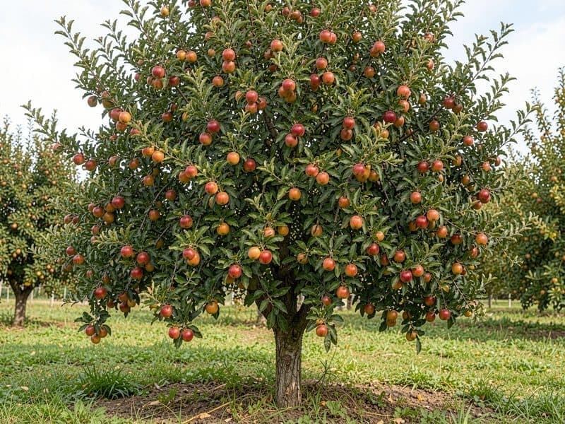 Frutal con abundante cosecha tras una poda bien realizada en Ourense